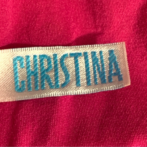 Christine Maternity Pink swim suite One Piece Size 10/12 - Picture 8 of 8